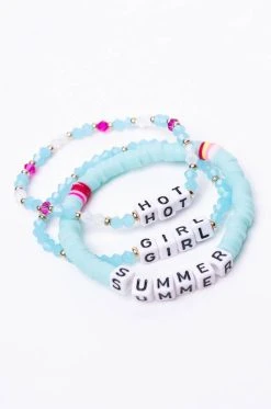AKIRA onlinestore -AKIRA onlinestore hot girl summer beaded bracelet blue multi 2