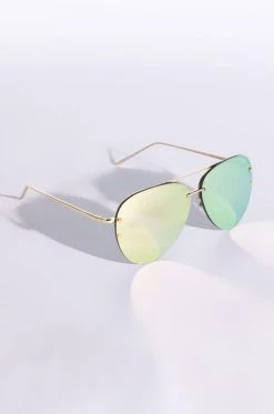 AKIRA onlinestore -AKIRA onlinestore myob flash sunnies rose gold 4 4