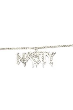 AKIRA onlinestore -AKIRA onlinestore nasty rhinestone necklace silver 3 3